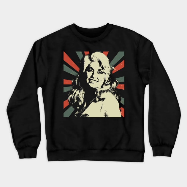 Dolly Parton || Vintage Art Design || Exclusive Art Crewneck Sweatshirt by Setipixel